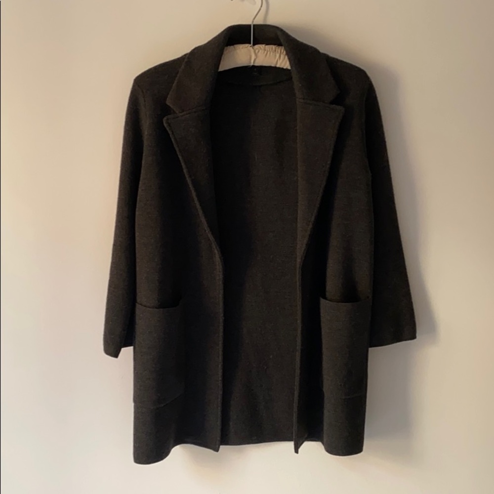 J. Crew Sophie Open-front Sweater Blazer